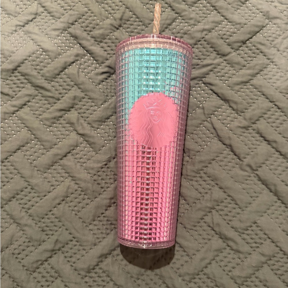 Starbucks Iridescent Pink and Blue Tumbler